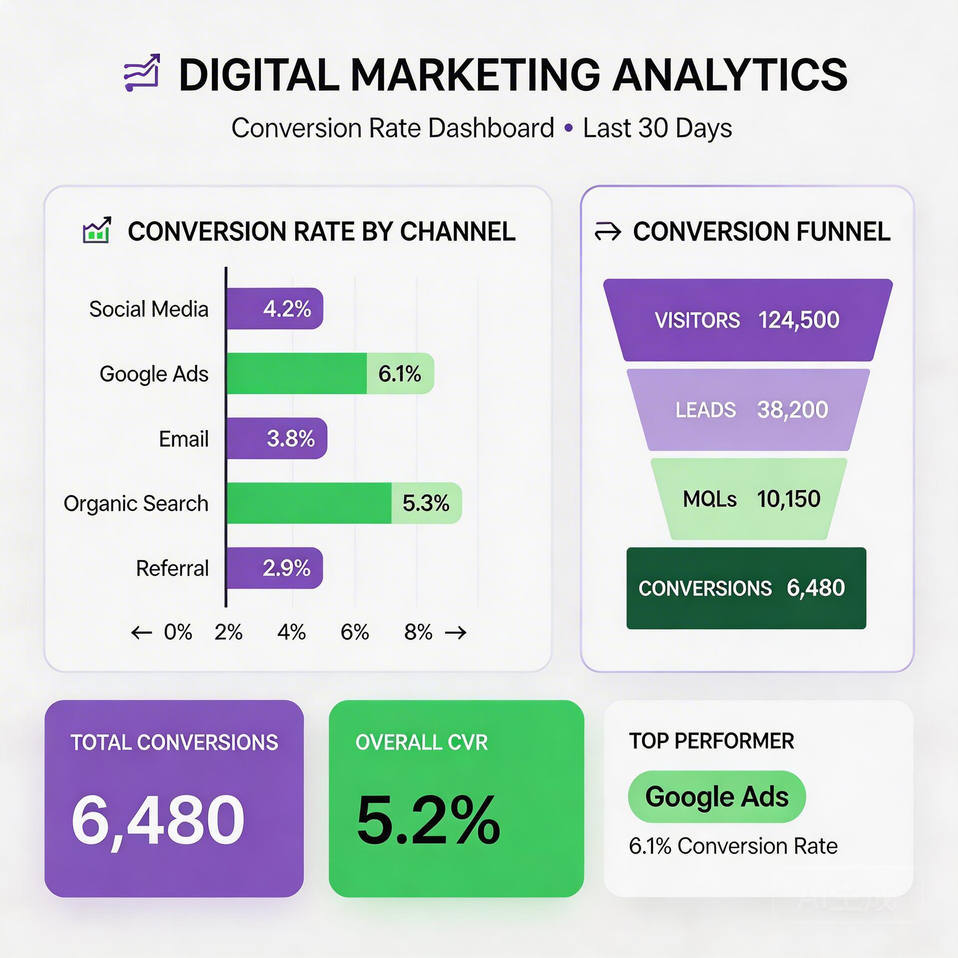 Looker Studio PMax channel conversion rate analytics dashboard