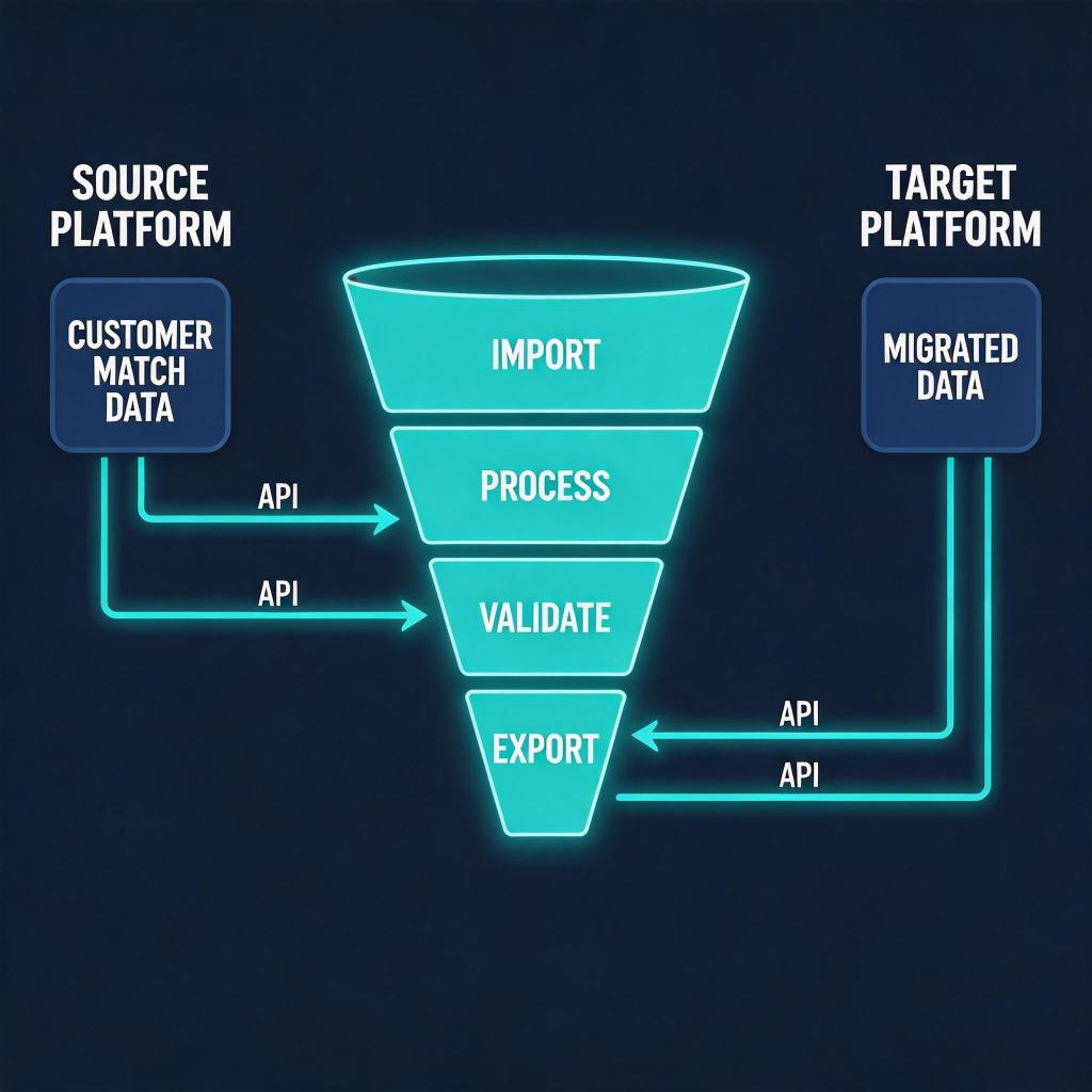 Google Customer Match API migration and post-click CVR optimization