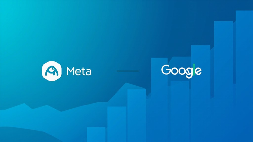 Meta Q1 财报 Google 广告营收对比插图