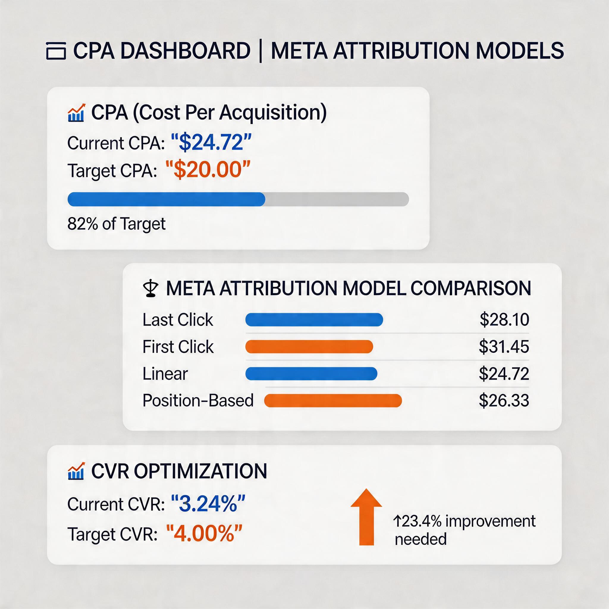Meta CPA 归因仪表盘