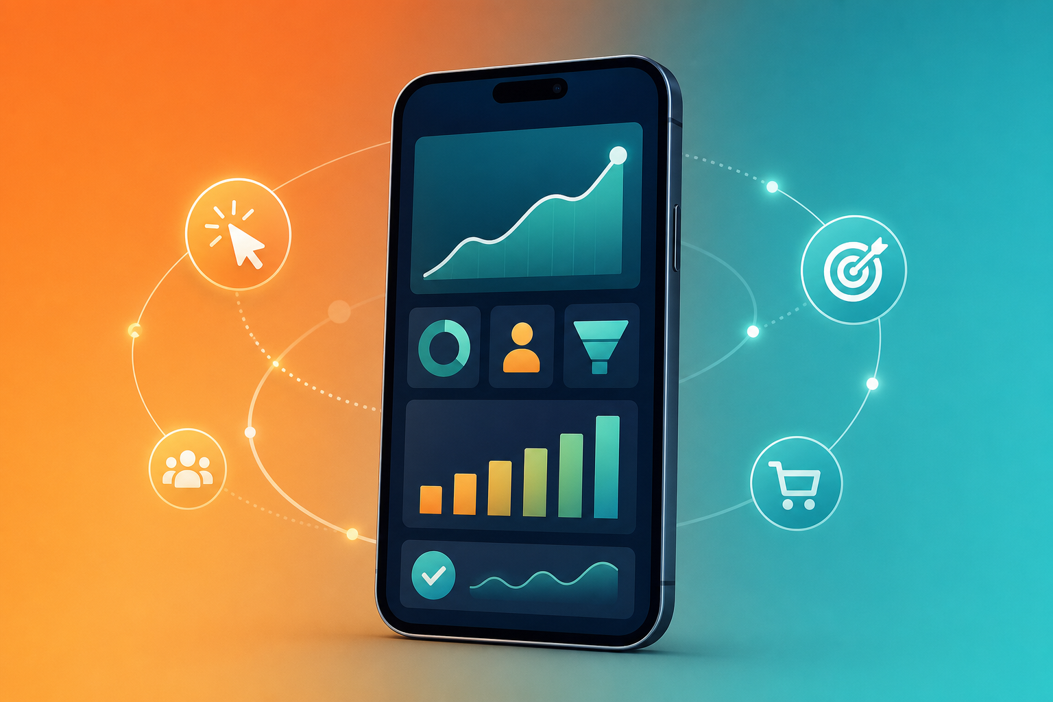 Post-click analytics dashboard for Facebook Ads CVR