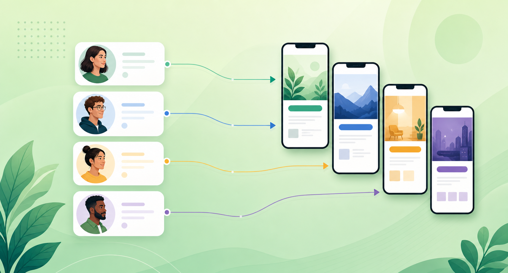 Audience segmentation and personalized landing pages for Customer Match post-click optimization