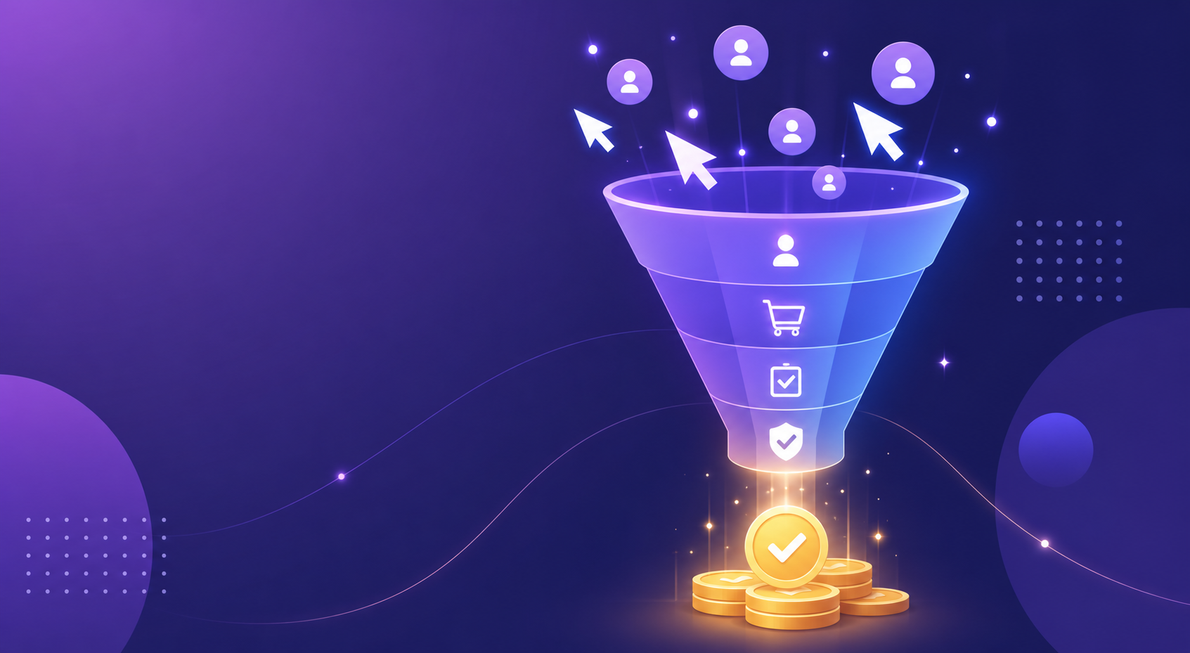 Post-click conversion funnel optimization for CFO-level PPC metrics